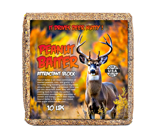 Peanut Baiter Deer Attractant 10 LBS Block
